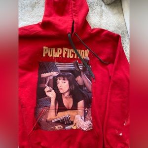 Pulp Fiction Hoodie (Red/ Men’s Medium)
